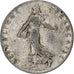 Moneda, Francia, Semeuse, 50 Centimes, 1907, Paris, BC+, Plata, KM:854