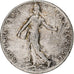 France, Semeuse, 50 Centimes, 1914, Paris, AU(50-53), Silver, KM:854,Gadoury 420