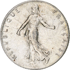 Frankreich, 50 Centimes, Semeuse, 1916, Paris, Silber, VZ+, Gadoury:420, KM:854