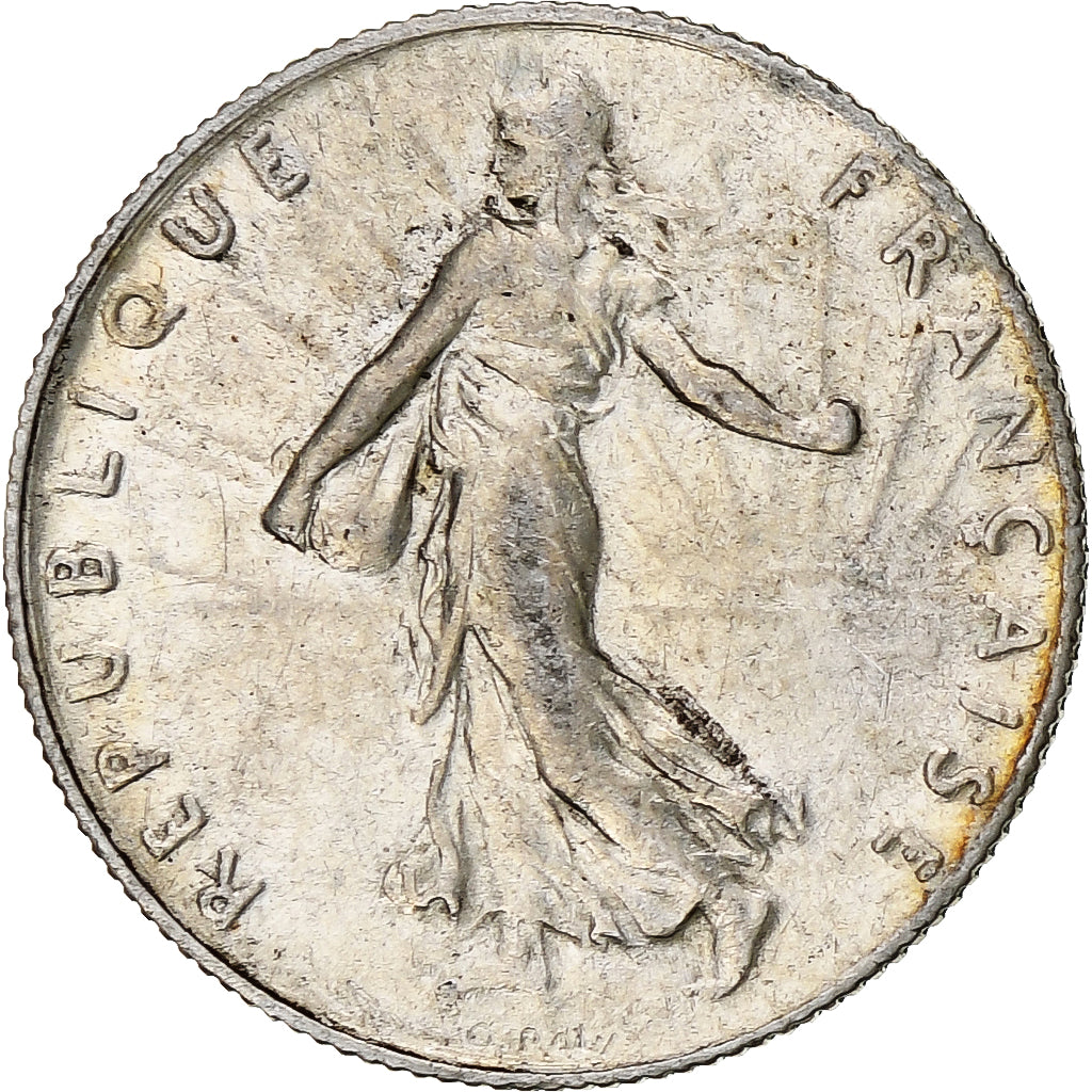 France, 50 Centimes, Semeuse, 1915, Paris, Silver, MS(60-62), KM:854