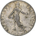 Moneda, Francia, Semeuse, 50 Centimes, 1903, Paris, BC+, Plata, KM:854