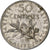 Francia, 50 Centimes, Semeuse, 1898, Paris, Plata, MBC, Gadoury:420, KM:854