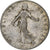 Francia, 50 Centimes, Semeuse, 1898, Paris, Plata, MBC, Gadoury:420, KM:854