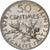 Francia, 50 Centimes, Semeuse, 1898, Paris, Plata, EBC, Gadoury:420, KM:854