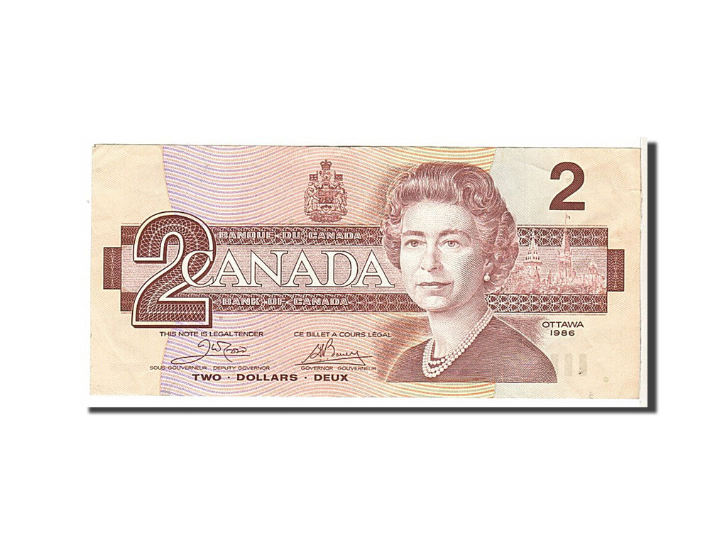 Canada, 2 Dollars, 1986, BB