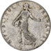 Moneda, Francia, Semeuse, 50 Centimes, 1900, Paris, BC+, Plata, KM:854