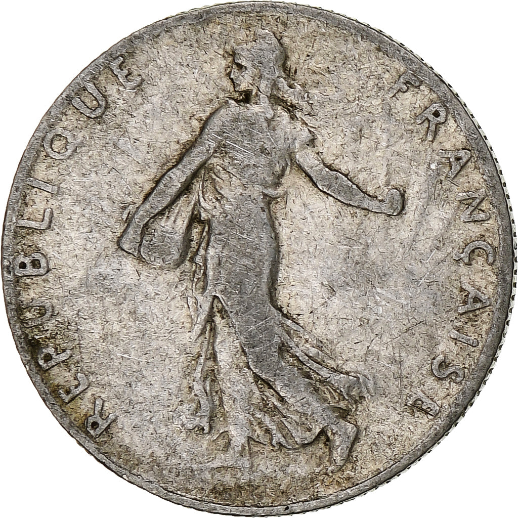 France, 50 Centimes, Semeuse, 1904, Paris, Silver, VF(30-35), Gadoury:420