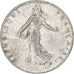 Moneda, Francia, Semeuse, 50 Centimes, 1907, Paris, BC+, Plata, KM:854