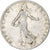 Moneda, Francia, Semeuse, 50 Centimes, 1908, Paris, MBC, Plata, KM:854