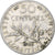 Moneta, Francia, Semeuse, 50 Centimes, 1908, Paris, BB, Argento, KM:854