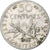Moneda, Francia, Semeuse, 50 Centimes, 1908, Paris, MBC, Plata, KM:854