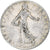Francia, 50 Centimes, Semeuse, 1914, Paris, Plata, MBC, Gadoury:420, KM:854