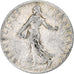Francia, 50 Centimes, Semeuse, 1914, Paris, Plata, MBC, Gadoury:420, KM:854