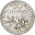Francia, 50 Centimes, Semeuse, 1914, Paris, Plata, MBC, Gadoury:420, KM:854
