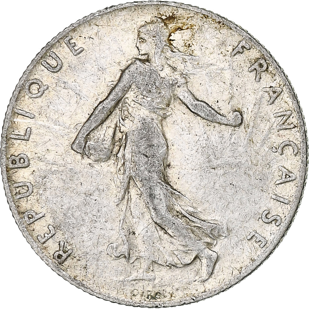 Moneda, Francia, Semeuse, 50 Centimes, 1901, Paris, MBC, Plata, KM:854