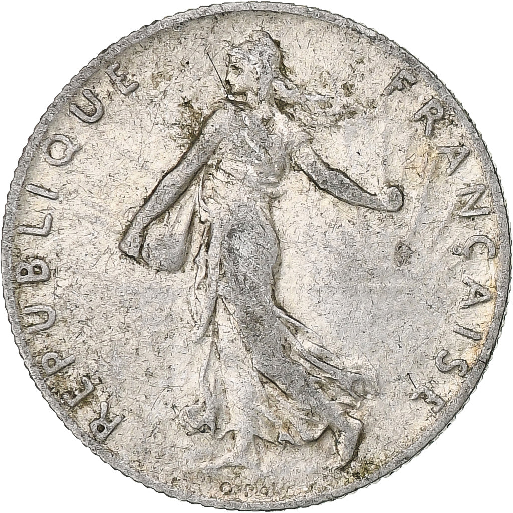 Moneda, Francia, Semeuse, 50 Centimes, 1902, Paris, BC+, Plata, KM:854