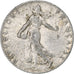 Moneda, Francia, Semeuse, 50 Centimes, 1902, Paris, BC+, Plata, KM:854