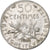 Moneta, Francia, Semeuse, 50 Centimes, 1902, Paris, MB+, Argento, KM:854