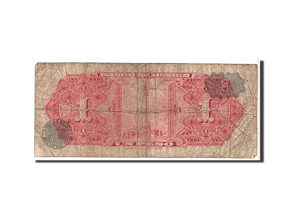 Banknote, Mexico, 1 Peso, 1969, KM:59k, VG(8-10)