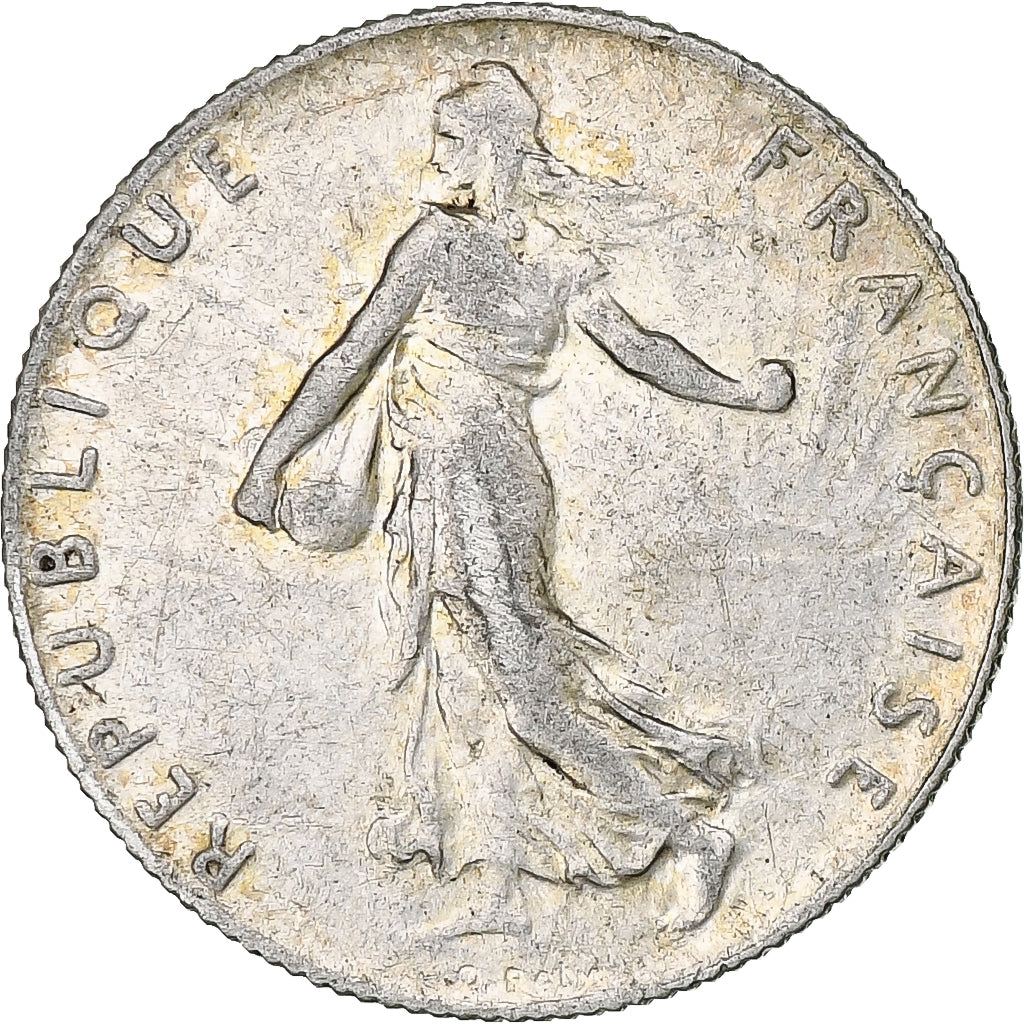 Moneta, Francia, Semeuse, 50 Centimes, 1904, Paris, MB+, Argento, KM:854