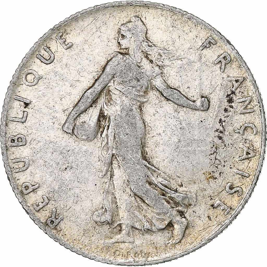 Munten, Frankrijk, Semeuse, 50 Centimes, 1904, Paris, FR+, Zilver, KM:854