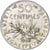 Moneda, Francia, Semeuse, 50 Centimes, 1903, Paris, BC+, Plata, KM:854