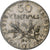 França, 50 Centimes, Semeuse, 1900, Paris, Prata, VF(20-25), Gadoury:420