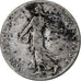 Francia, 50 Centimes, Semeuse, 1904, Paris, Plata, BC+, Gadoury:420, KM:854