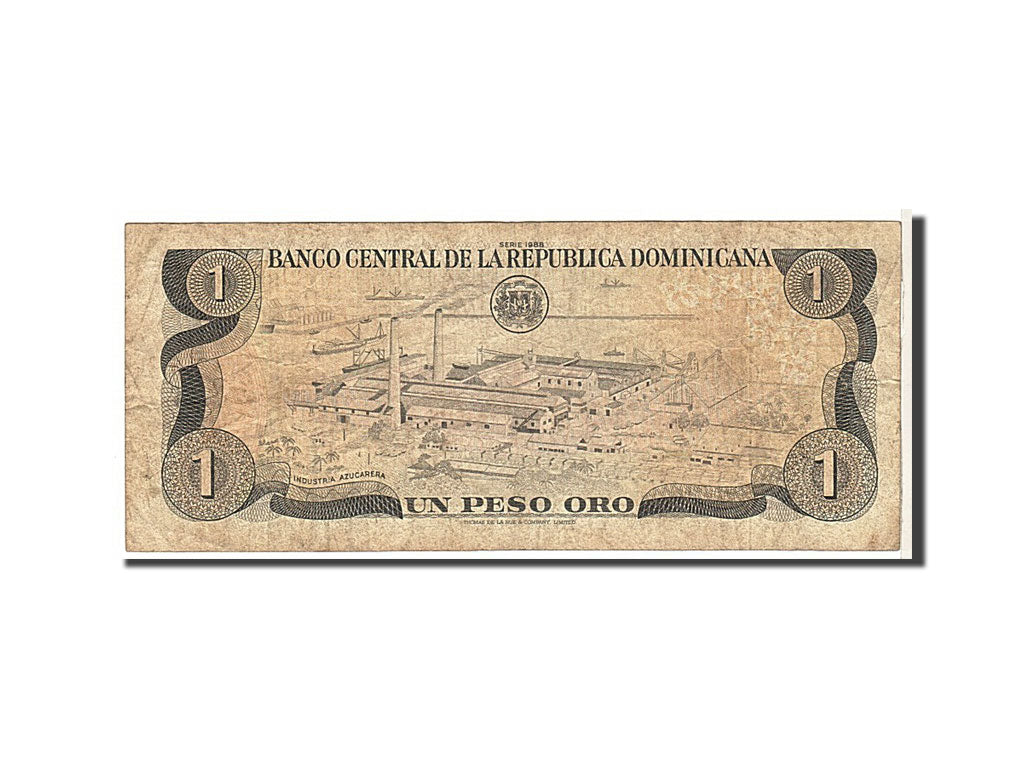 Dominican Republic, 1 Peso Oro, 1984, KM #126a, VG(8-10), L089666W