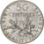 Francia, 50 Centimes, Semeuse, 1900, Paris, Plata, BC+, Gadoury:420, KM:854