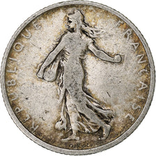 Moneta, Francia, Semeuse, Franc, 1904, Paris, MB, Argento, KM:844.1