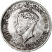 Ceylon, George VI, 50 Cents, 1942, Silver, VF(30-35), KM:114