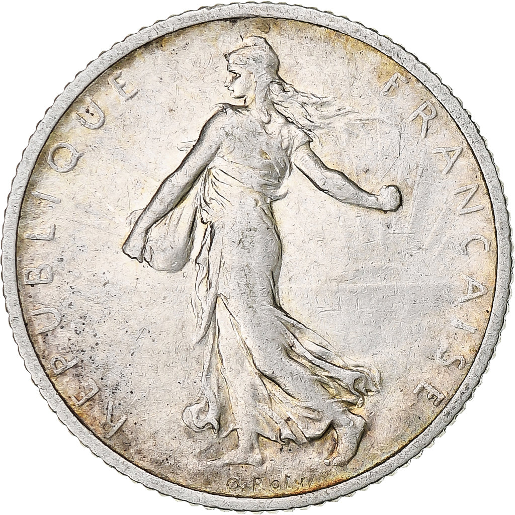 Moeda, França, Semeuse, Franc, 1905, Paris, VF(30-35), Prata, KM:844.1