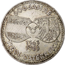 Austria, 50 Schilling, Tirol - Österreich, 1963, Vienna, Silver, EF(40-45)