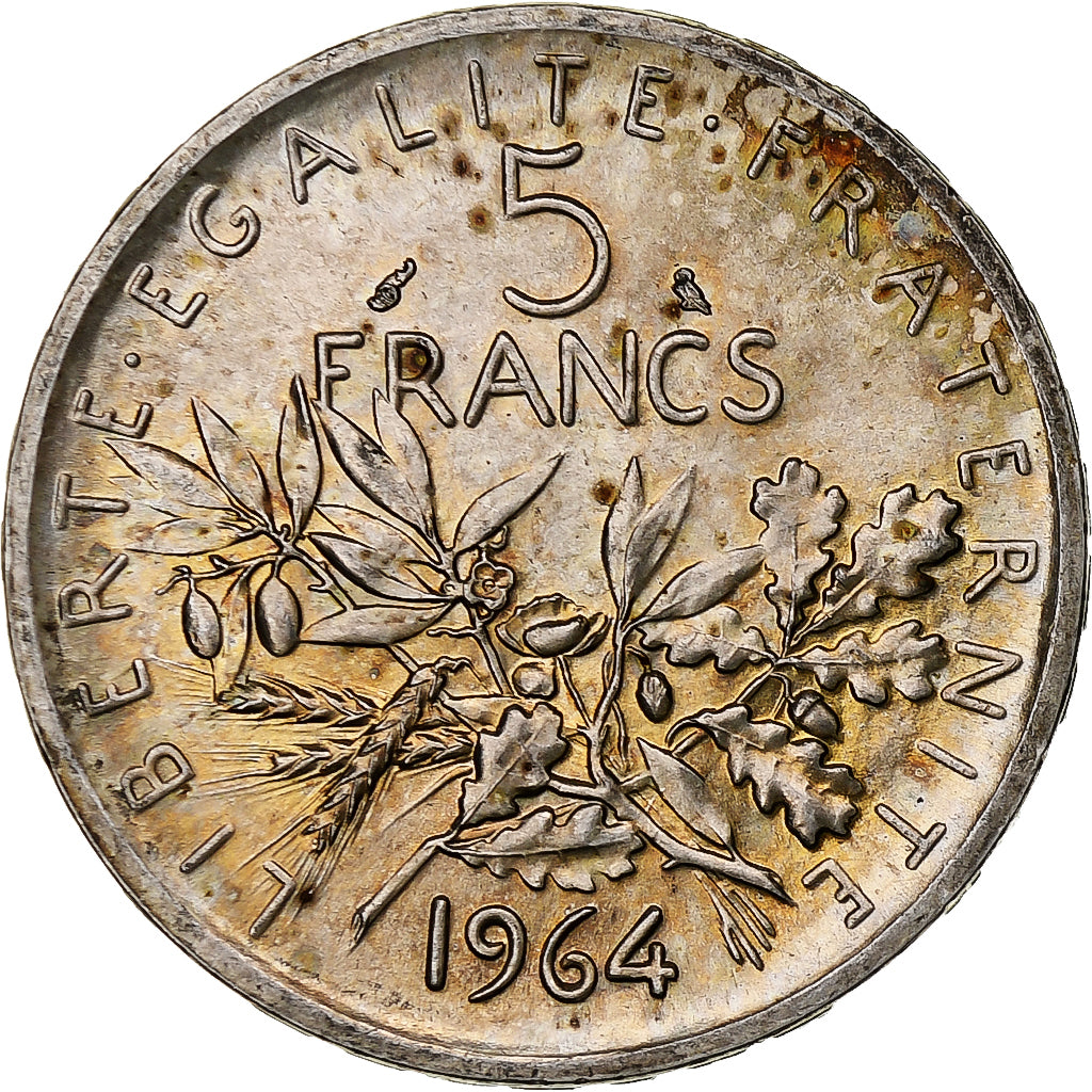 Monnaie, France, Semeuse, 5 Francs, 1964, Paris, SUP+, Argent, Gadoury:770