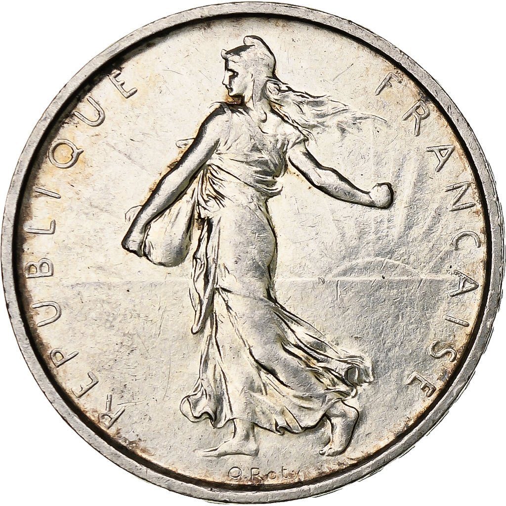 France, Semeuse, 5 Francs, 1966, AU(55-58), Silver, KM:926, Gadoury:770