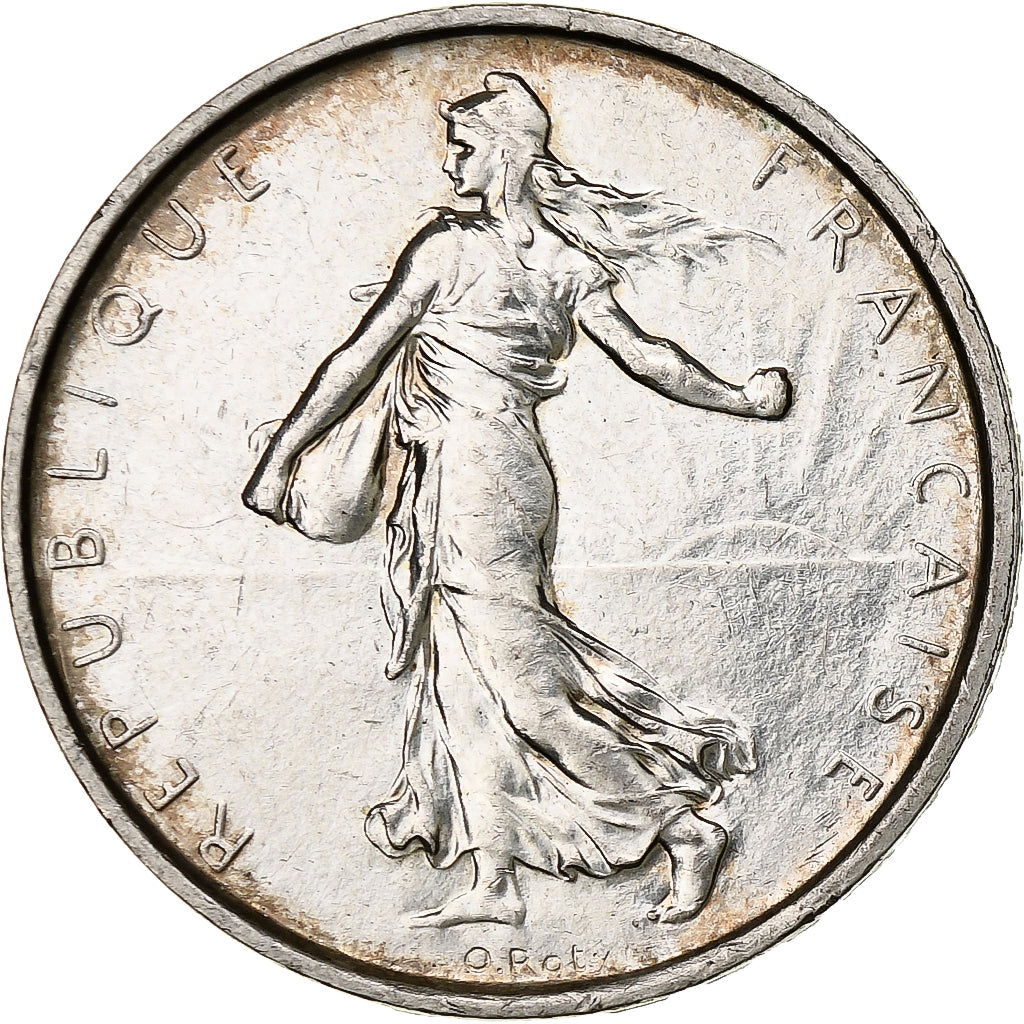 France, Semeuse, 5 Francs, 1969, Paris, SUP, Argent, KM:926