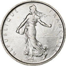 France, Semeuse, 5 Francs, 1969, Paris, SUP, Argent, KM:926