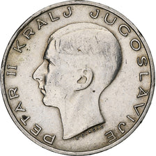 Coin, Yugoslavia, Petar II, 20 Dinara, 1938, EF(40-45), Silver, KM:23