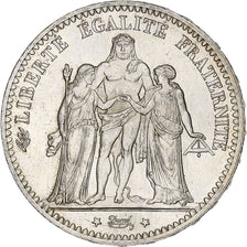 Coin, France, Hercule, 5 Francs, 1876, Paris, MS(60-62), Silver, KM:820.1