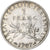Moneda, Francia, Semeuse, Franc, 1907, Paris, BC+, Plata, KM:844.1, Gadoury:467
