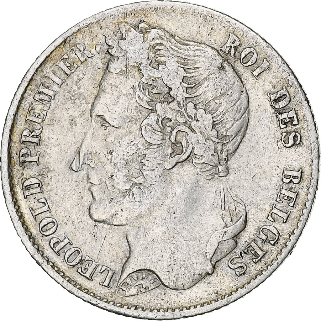 Belgium, Leopold I, 1/2 Franc, 1840, Silver, VF(30-35), KM:6