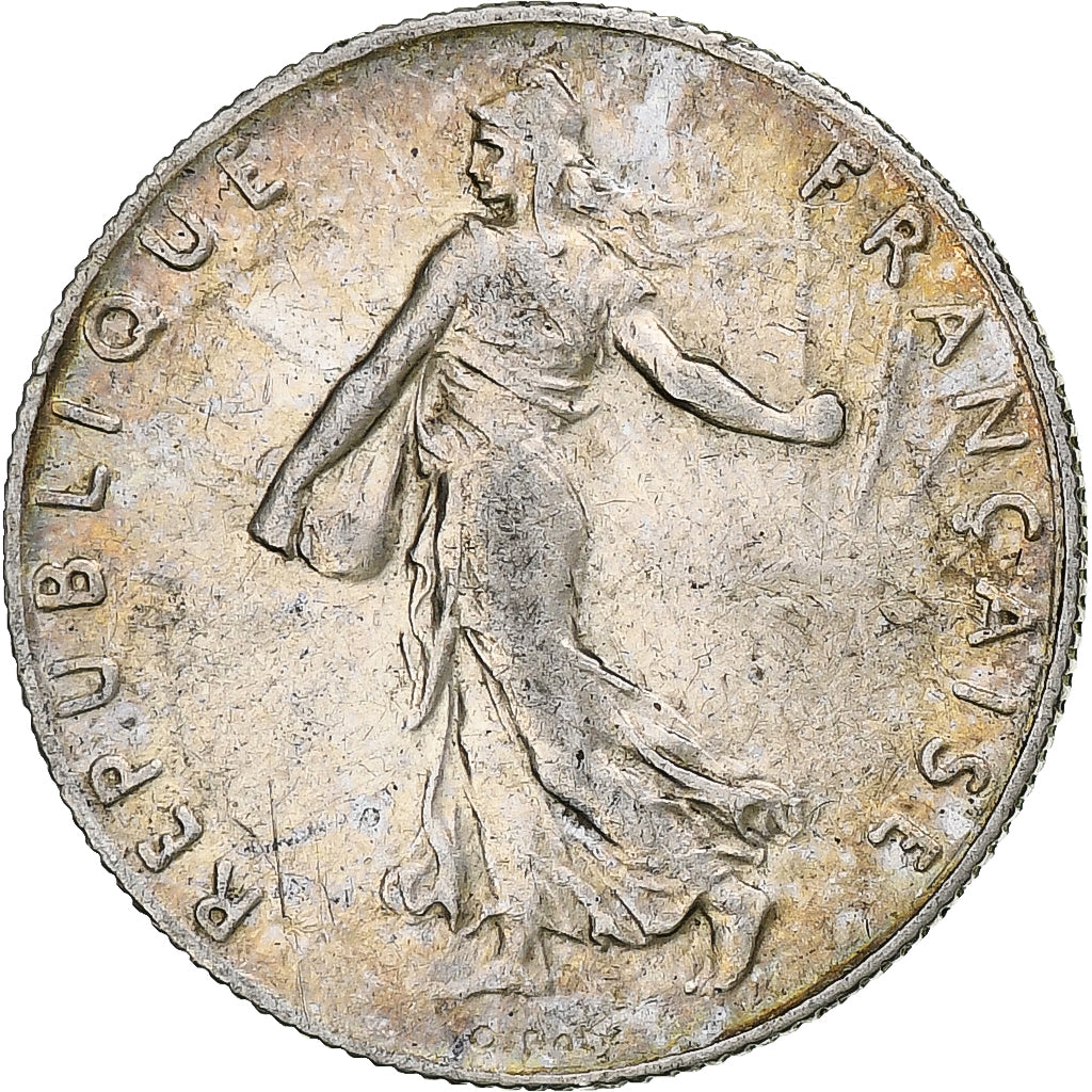 Coin, France, Semeuse, 50 Centimes, 1912, Paris, AU(50-53), Silver, KM:854