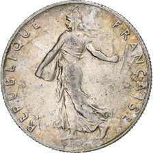 Coin, France, Semeuse, 50 Centimes, 1912, Paris, AU(50-53), Silver, KM:854