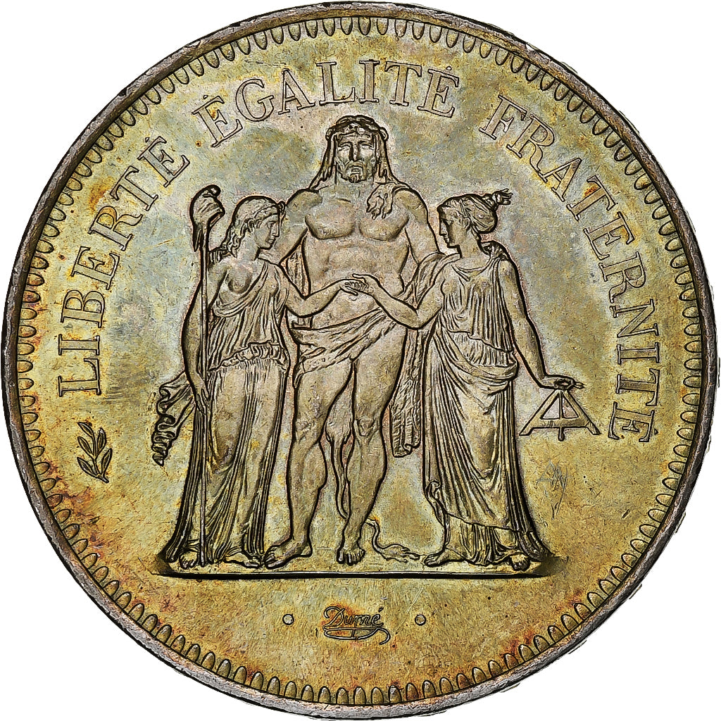 Monnaie, France, Hercule, 50 Francs, 1977, Paris, SUP+, Argent, Gadoury:882