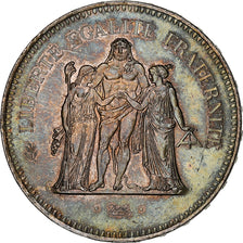 Münze, Frankreich, Hercule, 50 Francs, 1978, Paris, VZ+, Silber, KM:941.1