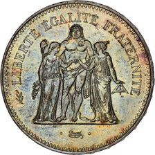 Coin, France, Hercule, 50 Francs, 1979, Paris, AU(55-58), Silver, KM:941.1