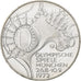 Federale Duitse Republiek, 10 Mark, 1972, Stuttgart, BE, Zilver, PR+, KM:133