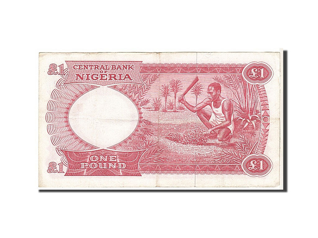 Billete, 1 Pound, 1967, Nigeria, MBC