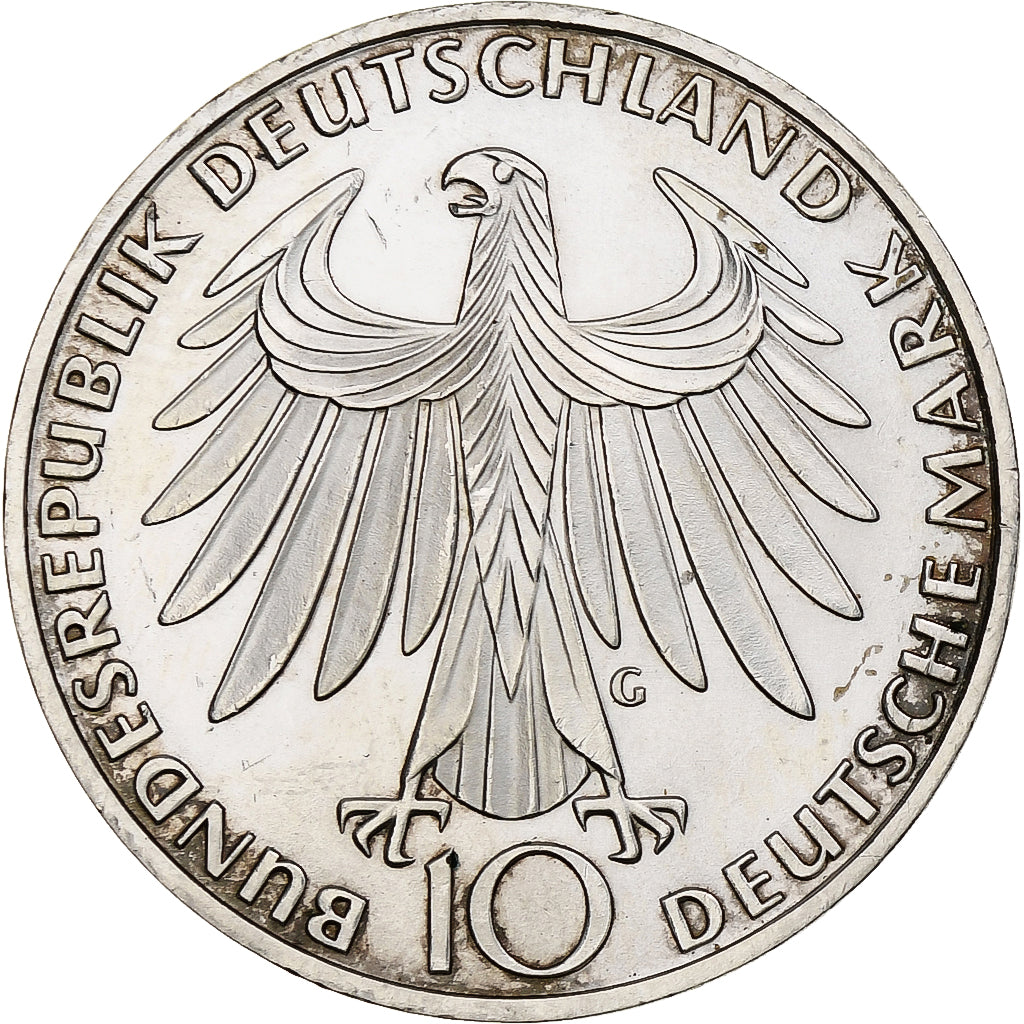 Moneta, GERMANIA - REPUBBLICA FEDERALE, Munich Olympics, 10 Mark, 1972